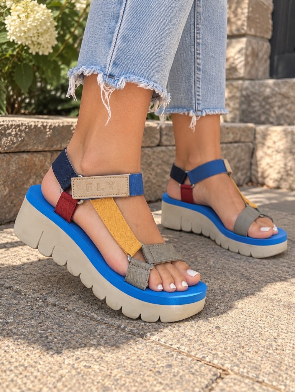Fly London Yefa Wedge Sandals